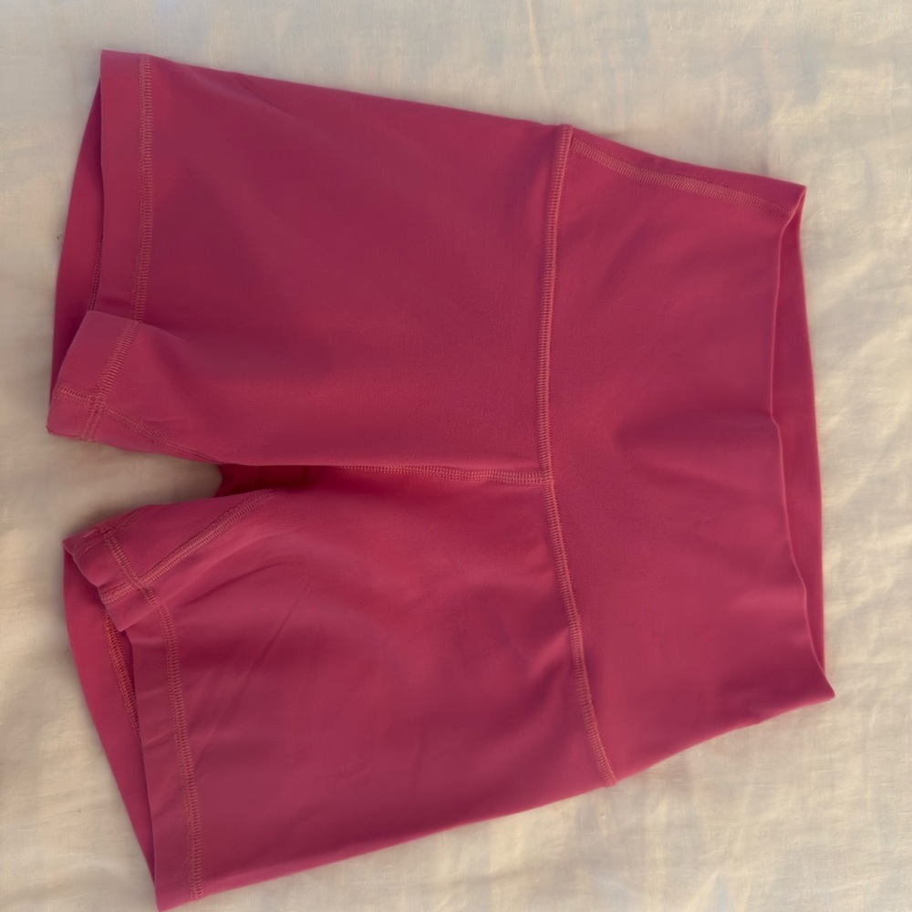 Aritzia Fuchsia Bike Shorts